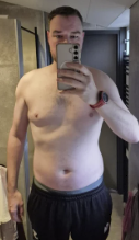 Transformatiefoto van Dirk Jan (Voor)